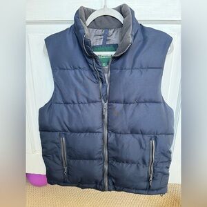 Outdoor Life Men's Dark Blue Puffer Vest